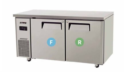 Turbo Air KURF15-2HC Under Counter Dual Temperature Fridge & Freezer