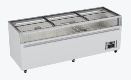 Thermaster ZCD-L250G Supermarket Island Freezer Glass Lid