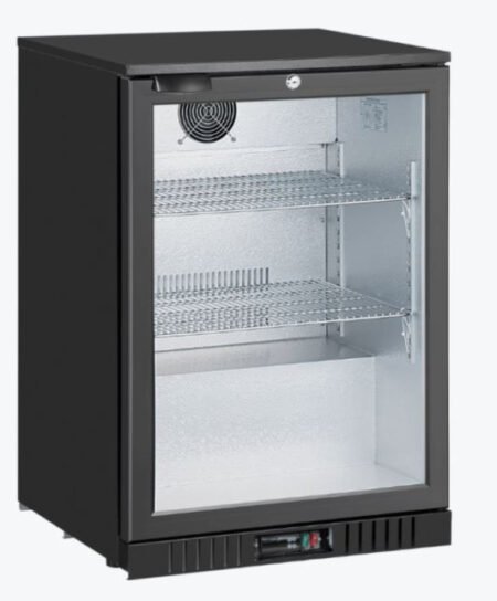Thermaster Under Bench single Heated Glass Door Bar Cooler with heater switch – LG-138TD