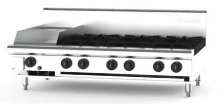 Goldstein PFB12G6-X Cooktop 6 open burners & 305mm Griddle