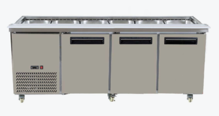 PG210FA-B Bench Station Three Door – 6 × 1/1 GN Pans