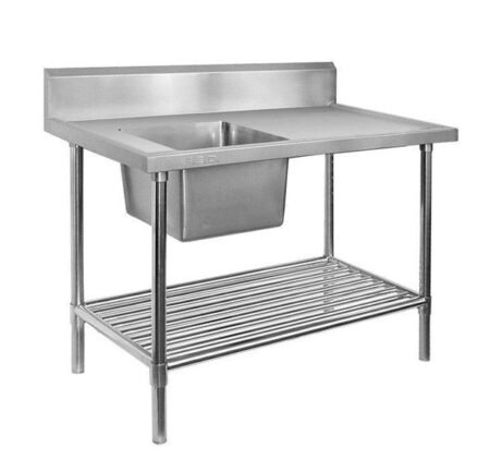 Single Left Sink Bench with Pot Undershelf SSB7-1800L/A