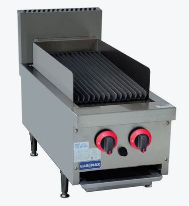 Gasmax Natural Gas 2 Burner Char Grill Top – QR-14E