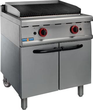 JZH-RHLPG LPG Gas Char Grill on Cabinet with Stand