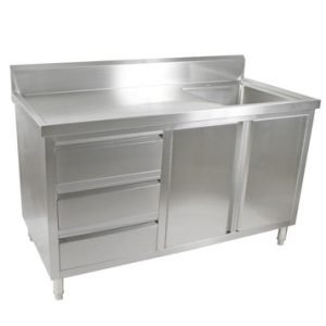 SC-6-1500R-H Cabinet with Right Sink