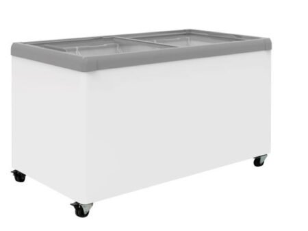 Exquisite SD450 Flat Glass Display Chest Freezers 390L