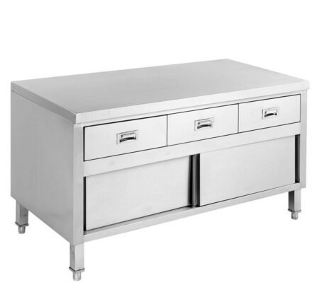 Modular System Bench Cabinet with 3 Drawers & Doors – SKTD6-1200