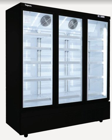 Exquisite SMC1600 3 Glass Door Upright Display Refrigerator