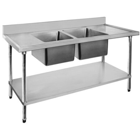 Modular System Double Sink Bench Centre 1200x700x900mm – 1200-7-DSBC