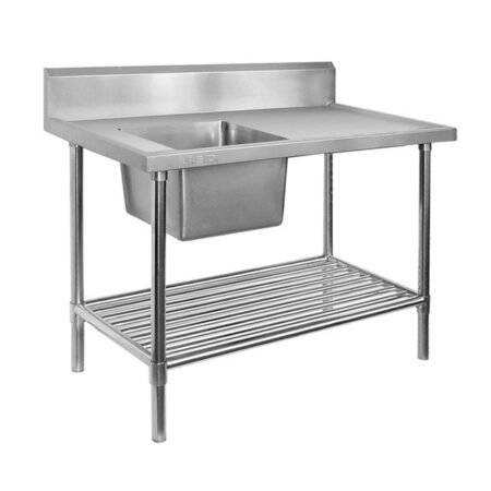 SSB6-1800L/A Single Left Sink Bench with Pot Undershelf