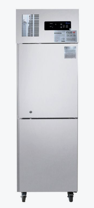 SUF500 TROPICAL Thermaster 2 x Half door SS Freezer