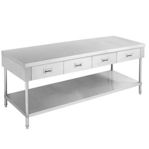 SWBD-6-1800 Work bench with 4 Drawers and Undershelf