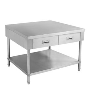 SWBD-6-0900 Work bench with 2 Drawers and Undershelf