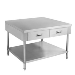 SWBD-7-0900 Work bench with 2 Drawers and Undershelf