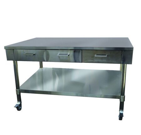 Work Bench with 3 Drawers and Under Shelf – SWBD8-3