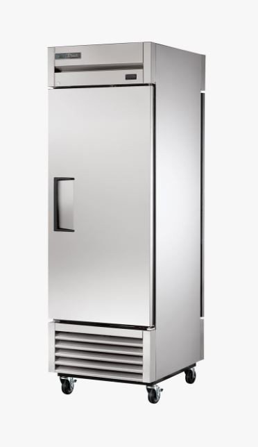 True Refrigeration T-23PT-HC T-Series Upright Foodservice Refrigerator, Pass Thru, 1 Solid Door Front, 1 Solid Door Rear