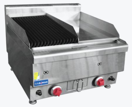 GASMAX Benchtop Combo 1/2 Char & 1/2 Griddle – JUS-TRGH60