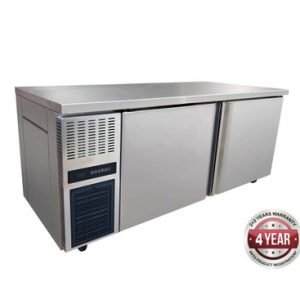 TS1800TN Stainless Double Door Workbench Fridge 319L