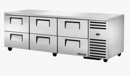 True Refrigeration TUC-93D-6-HC Deep Undercounter Refrigerator, 6 Drawers
