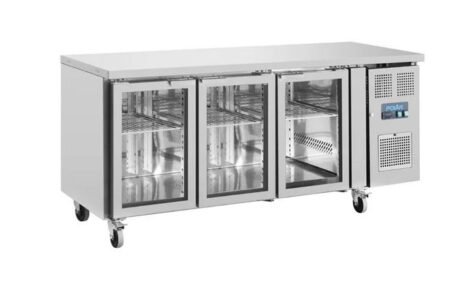 Polar UA024-A U-Series 3 Door Counter Fridge 358L