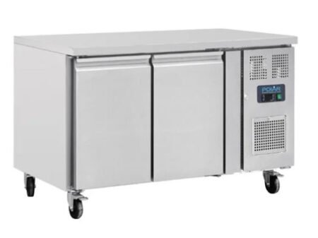 Polar UA047-A U-Series Double Door Counter Fridge – 282Ltr