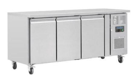 Polar UA048-A U-Series Triple Door Counter Fridge – 417Ltr