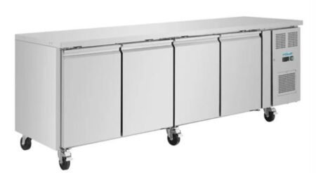 Polar UA049-A U-Series Four Door Counter Fridge 553Ltr