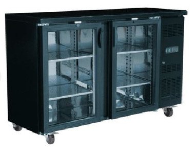 Exquisite UBC380 Two Swing Doors Backbar Display Refrigerator 380 Litre