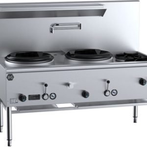 B+S Gas Wok Table 2 Hole with 2 RHS Burners