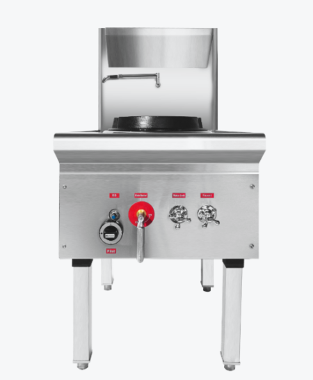 Gasmax Stainless Steel Waterless LPG Gas Single Wok – WW-1L