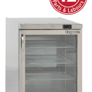 Exquisite MC200G 140L Underbench Fridge – Glass Door