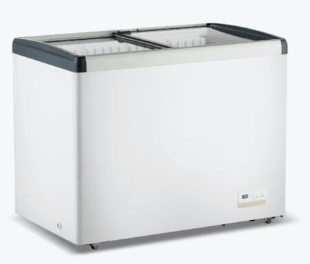 Thermaster 336L Chest Freezer Flat Glass Sliding