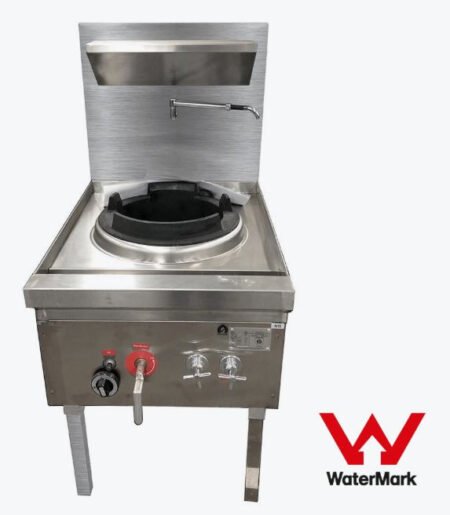 Gasmax Stainless Steel Waterless Nature Gas Single Wok Chimney Burner – WW-1NC