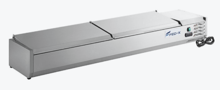 FED-X Salad Bench with Stainless Steel Lids – XVRX2000/380S