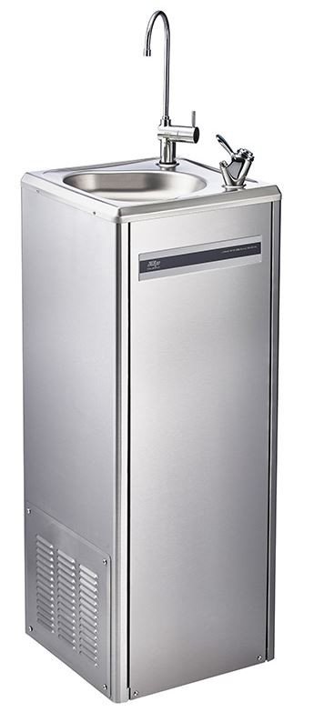 Zip EM1505-1 Economaster 60 BCF SS 19 Freestanding Chilled Drinking Water With Bubbler and Carafe Filler Stainless Steel Finish